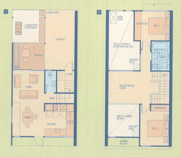 Floorplan of Homely townhouse listing, 25/603-615 CASUARINA, Casuarina NSW 2487