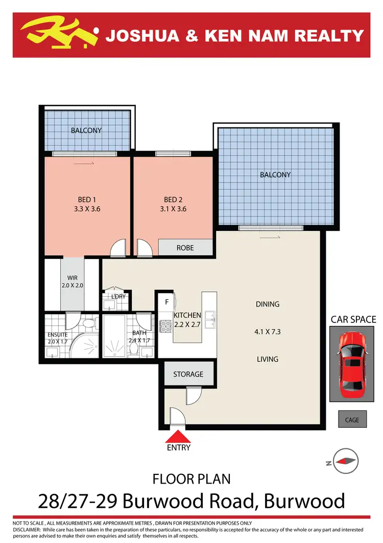 Floorplan of Homely apartment listing, 28/27-29 Burwood Road, Burwood NSW 2134
