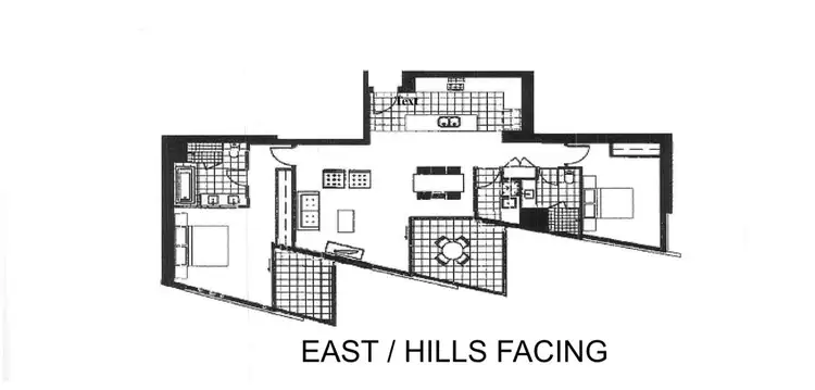 Floorplan of Homely apartment listing, 1005/21 Bow River Crescent, Burswood WA 6100