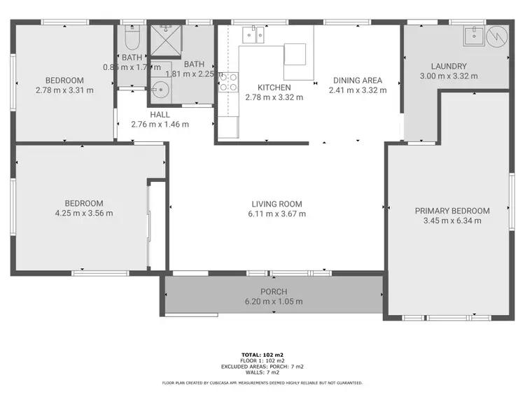 Floorplan of Homely house listing, 25 Chauvel Street, South Mackay QLD 4740