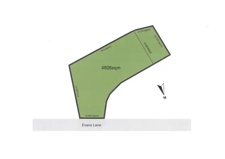 Floorplan of Homely land listing, 3 Evans Lane, Bowral NSW 2576