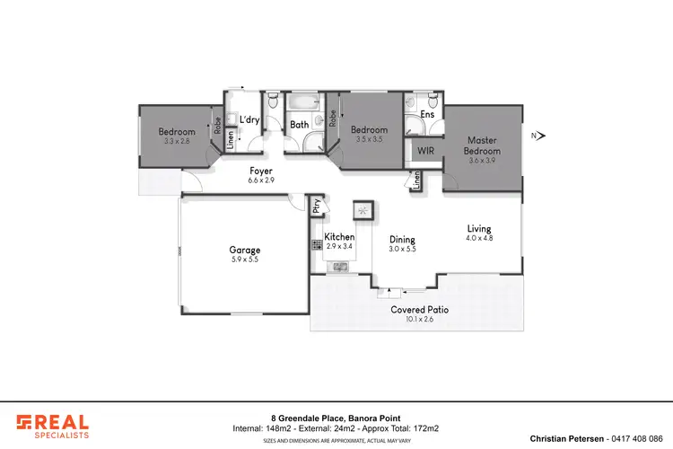 Floorplan of Homely house listing, 8 Greendale Place, Banora Point NSW 2486