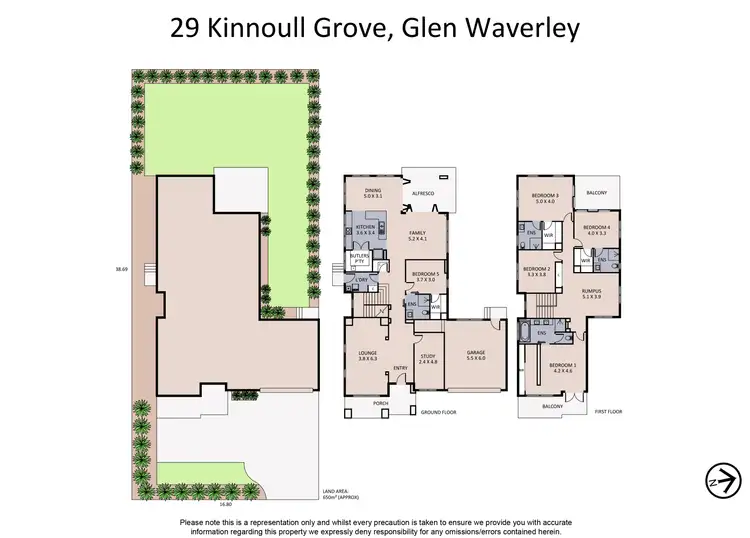Floorplan of Homely house listing, 29 Kinnoull Grove, Glen Waverley VIC 3150