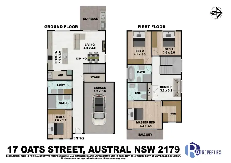 Floorplan of Homely house listing, 17 Oats Street, Austral NSW 2179
