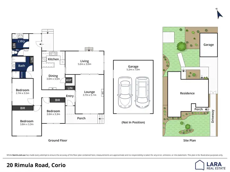 Floorplan of Homely house listing, 20 Rimula Road, Corio VIC 3214