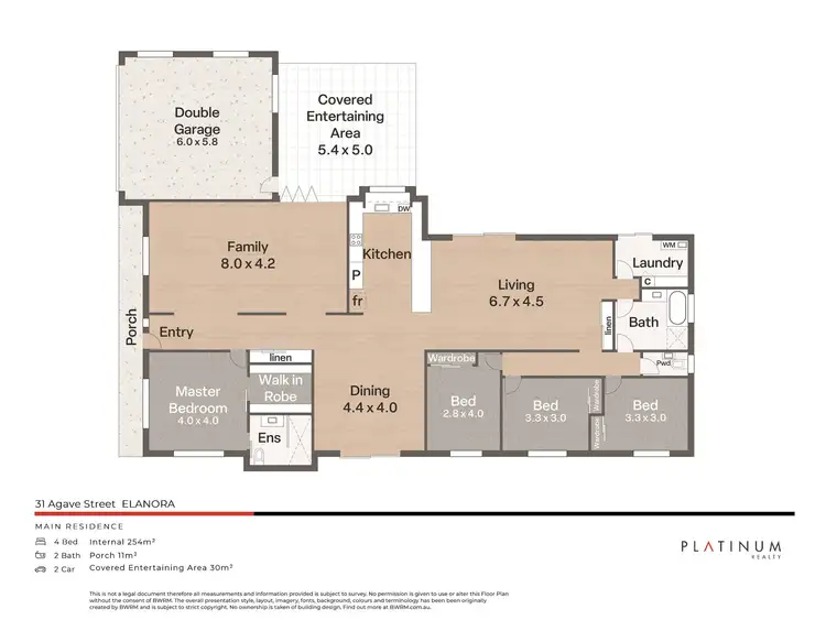 Floorplan of Homely house listing, 31 Agave Street, Elanora QLD 4221