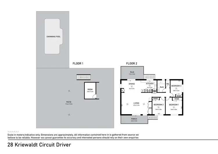 Floorplan of Homely house listing, 28 Kriewaldt Circuit, Driver NT 830