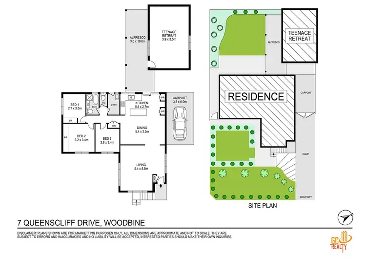Floorplan of Homely house listing, 7 Queenscliff Drive, Woodbine NSW 2560