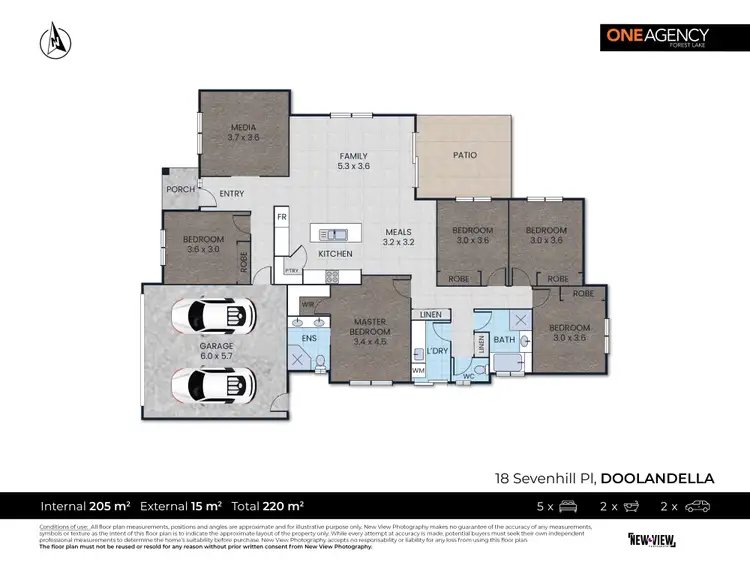 Floorplan of Homely house listing, 18 Sevenhill Place, Doolandella QLD 4077