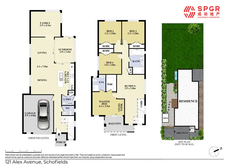 Floorplan of Homely house listing, 121 Alex Avenue, Schofields NSW 2762