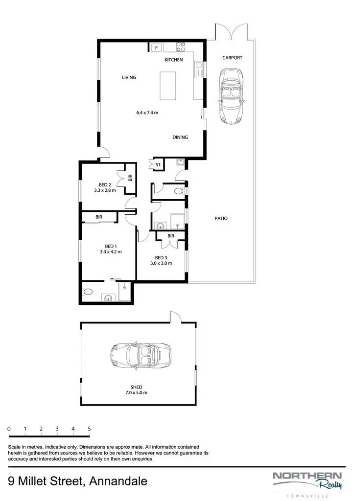 Floorplan of Homely house listing, 9 Millet Street, Annandale QLD 4814