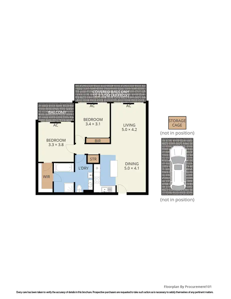 Floorplan of Homely unit listing, 13/61-63 Clow Street, Dandenong VIC 3175
