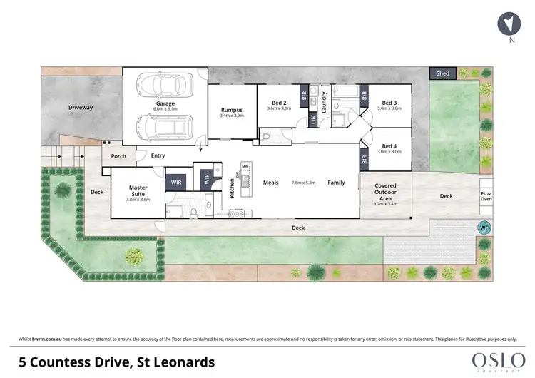 Floorplan of Homely house listing, 5 Countess Drive, St Leonards VIC 3223