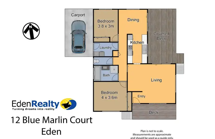 Floorplan of Homely house listing, 12 Blue Marlin Court, Eden NSW 2551