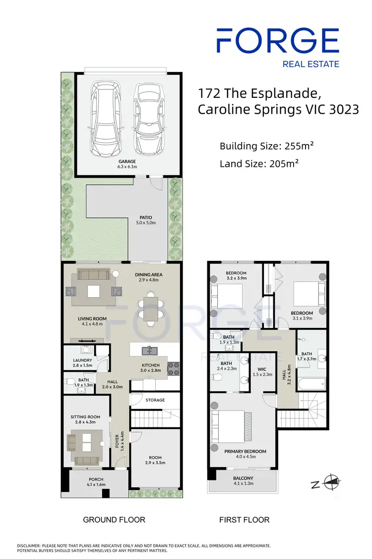 Floorplan of Homely house listing, 172 The Esplanade, Caroline Springs VIC 3023