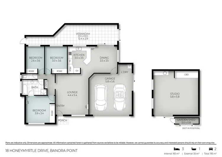 Floorplan of Homely house listing, 18 Honeymyrtle Drive, Banora Point NSW 2486