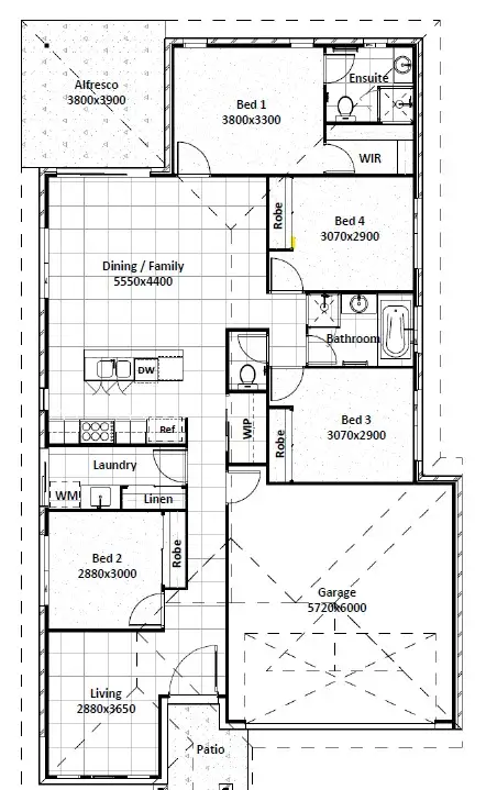 Floorplan of Homely house listing, 36 Cypress Crescent, Burpengary QLD 4505