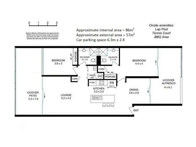 Floorplan of Homely apartment listing, 20/1 Gaven Crescent, Mermaid Beach QLD 4218