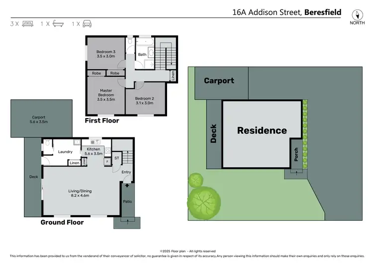 Floorplan of Homely house listing, 16A Addison Street, Beresfield NSW 2322