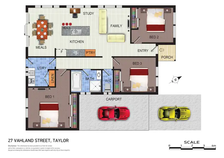 Floorplan of Homely house listing, 27 Vahland Street, Taylor ACT 2913