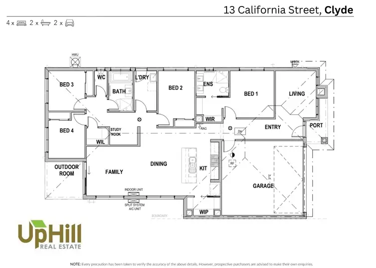 Floorplan of Homely house listing, 15 California Street, Clyde VIC 3978
