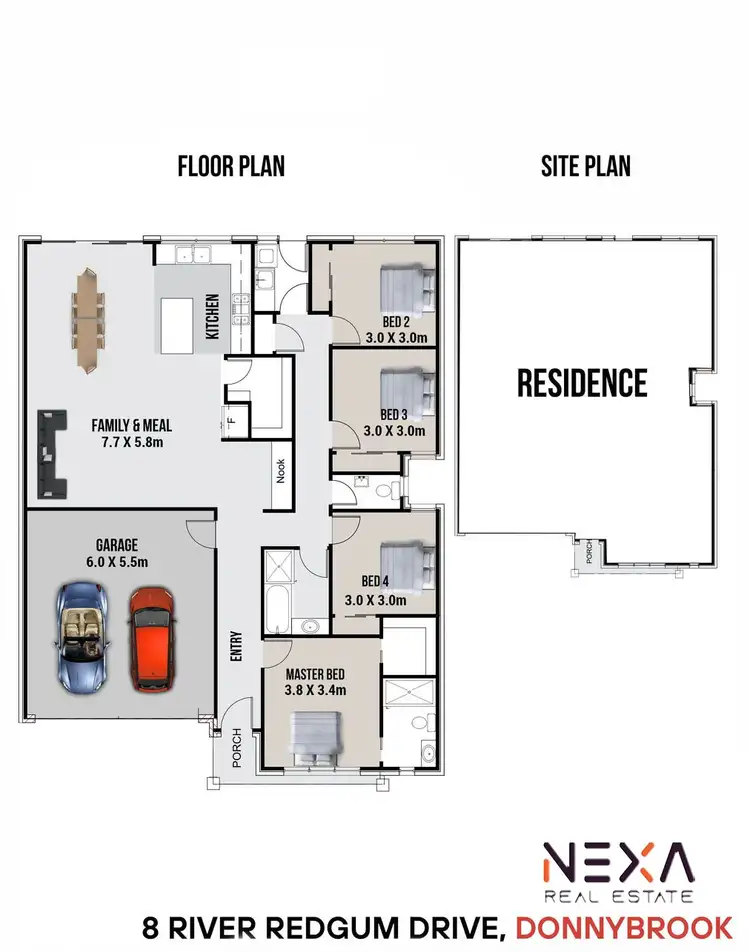 Floorplan of Homely house listing, 8 River Redgum Boulevard, Donnybrook VIC 3064