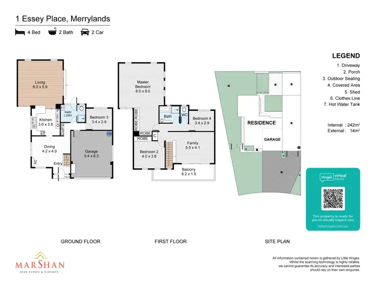 Floorplan of Homely house listing, 1 ESSEY PLACE, Merrylands NSW 2160