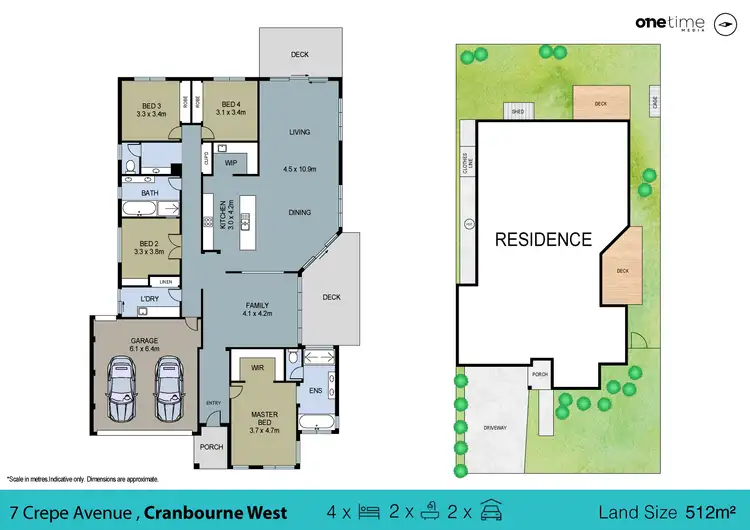 Floorplan of Homely house listing, 7 Crepe Avenue, Cranbourne West VIC 3977