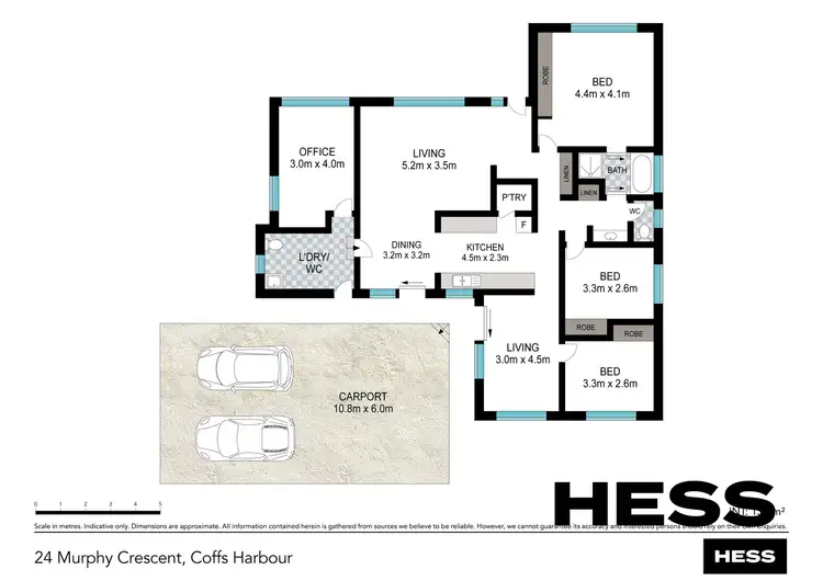 Floorplan of Homely house listing, 24 Murphy Crescent, Coffs Harbour NSW 2450
