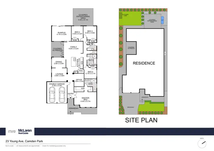 Floorplan of Homely house listing, 23 Young Avenue, Camden Park NSW 2570