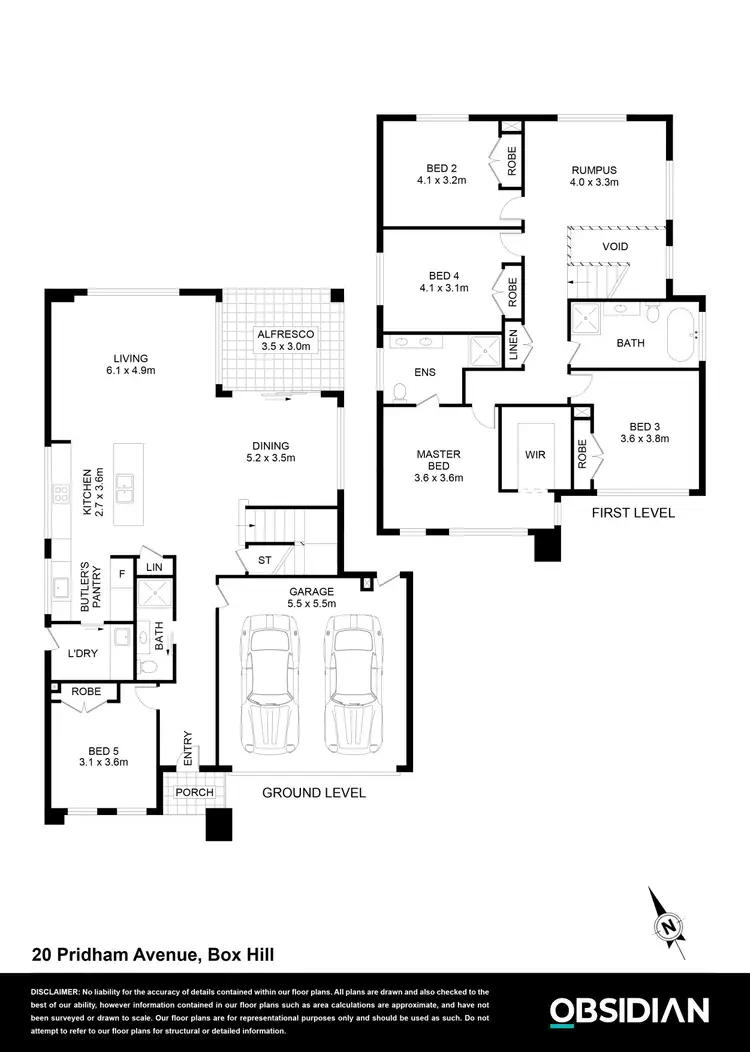 Floorplan of Homely house listing, 20 Pridham Avenue, Box Hill NSW 2765