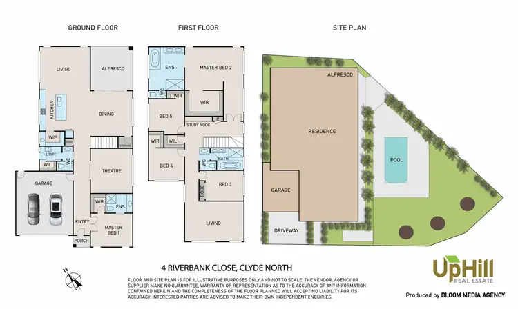 Floorplan of Homely house listing, 4 Riverbank Close, Clyde North VIC 3978