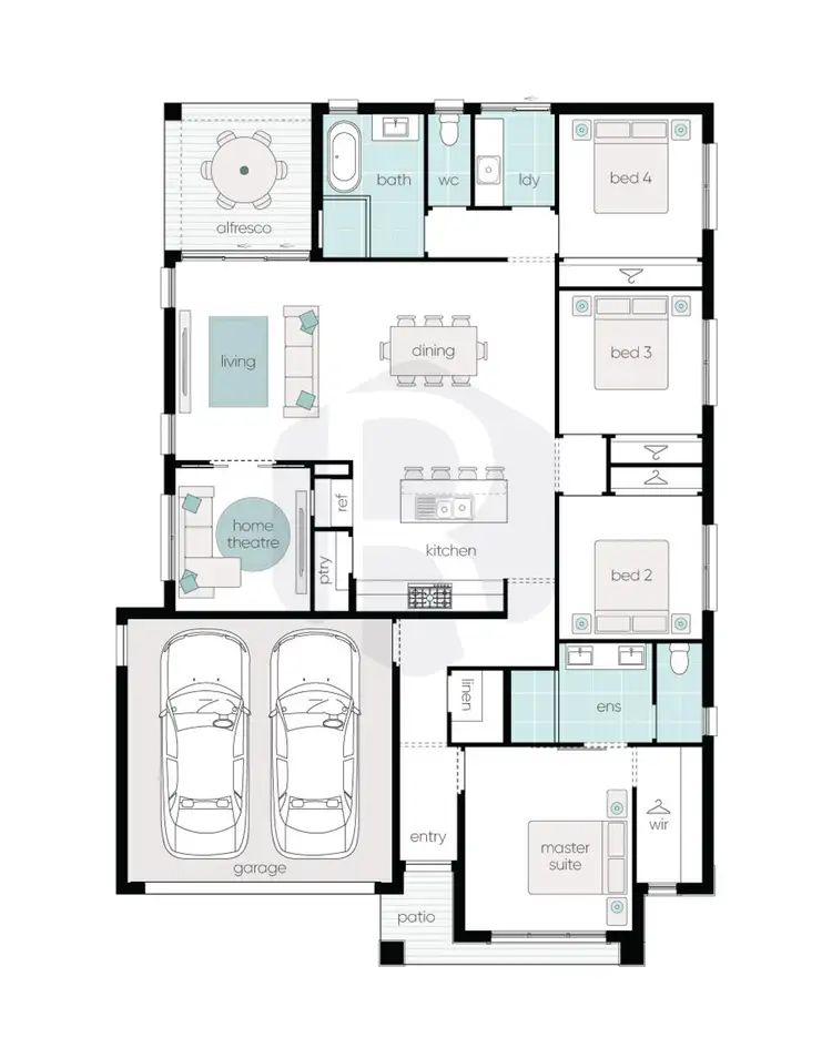 Floorplan of Homely house listing, 5 Lilium Street, Lochinvar NSW 2321