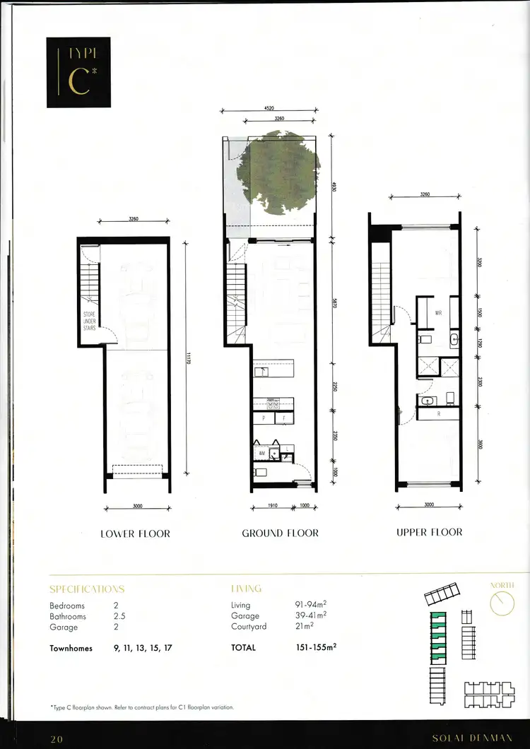Floorplan of Homely apartment listing, 13/8 Fong Lim Way, Denman Prospect ACT 2611