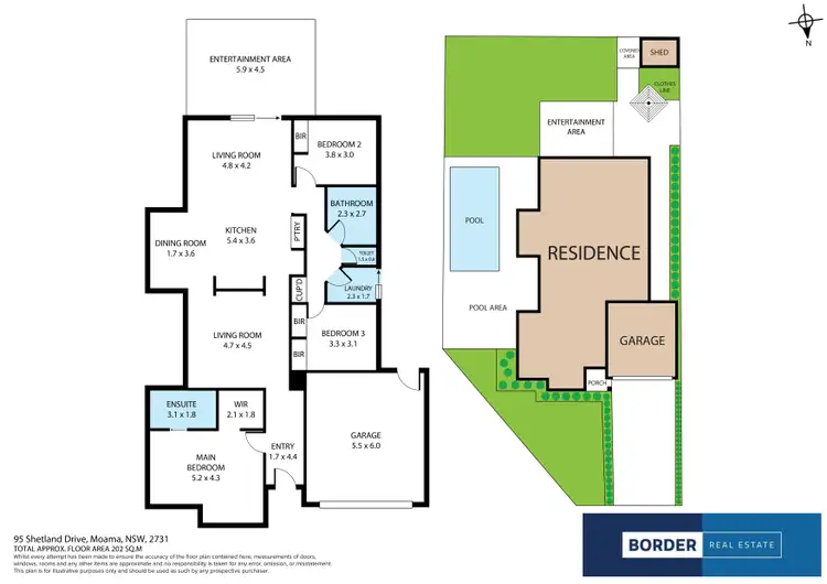 Floorplan of Homely house listing, 95 Shetland Drive, Moama NSW 2731