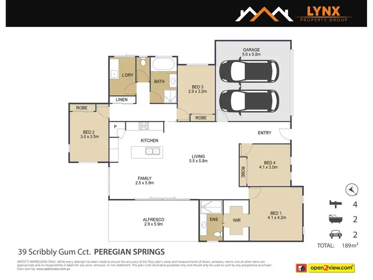 Floorplan of Homely house listing, 39 Scribbly Gum Circuit, Peregian Springs QLD 4573