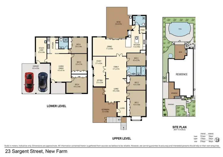 Floorplan of Homely house listing, 23 Sargent Street, New Farm QLD 4005