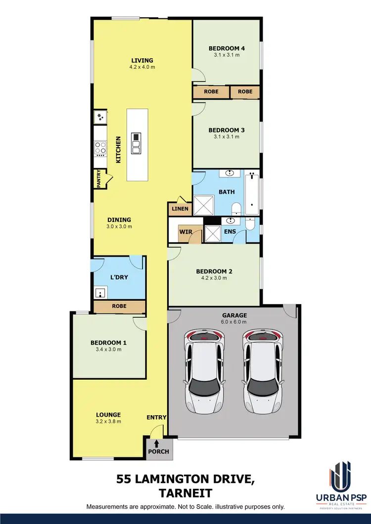 Floorplan of Homely house listing, 55 Lamington Drive, Tarneit VIC 3029