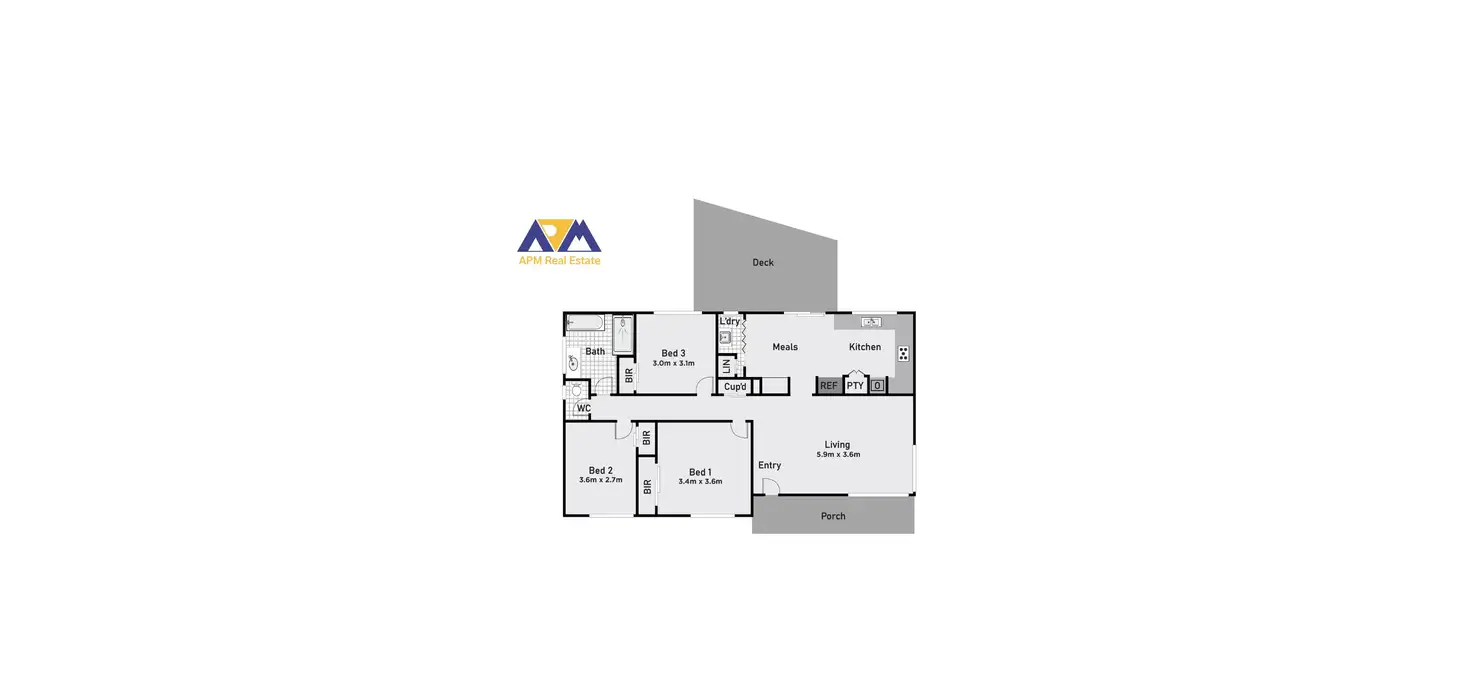 Floorplan of Homely house listing, 101 Powell Drive, Hoppers Crossing VIC 3029