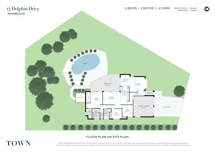 Floorplan of Homely house listing, 13 Dolphin Drive, Nambour QLD 4560