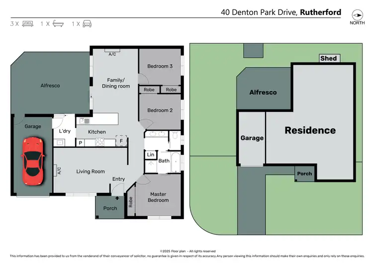 Floorplan of Homely house listing, 40 Denton Park Drive, Rutherford NSW 2320