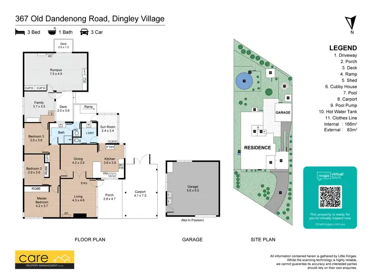 Floorplan of Homely house listing, 367 Old Dandenong Road, Dingley Village VIC 3172