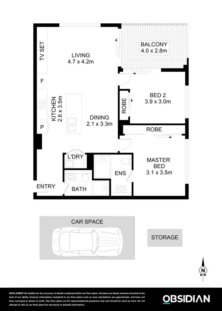Floorplan of Homely apartment listing, 706/137 Herring Road, Macquarie Park NSW 2113