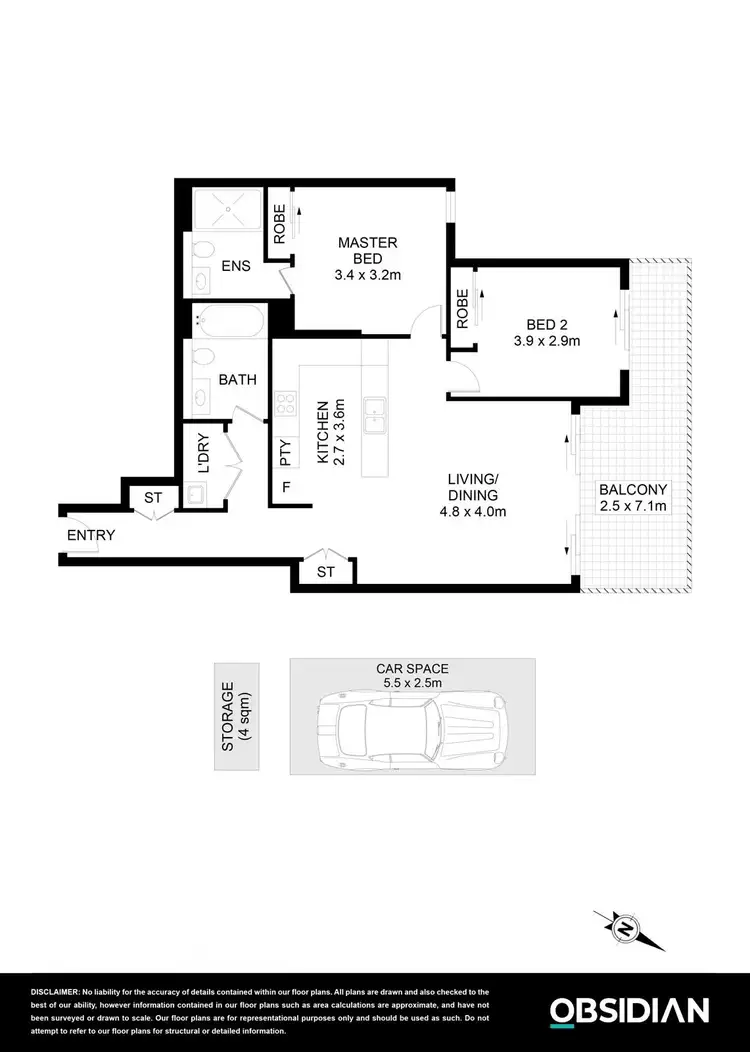Floorplan of Homely apartment listing, 1206/9 Peach Tree Road, Macquarie Park NSW 2113