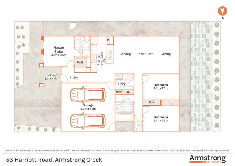 Floorplan of Homely house listing, 53 Harriott Road, Armstrong Creek VIC 3217