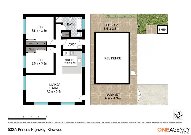 Floorplan of Homely villa listing, 532A Princes Highway, Kirrawee NSW 2232