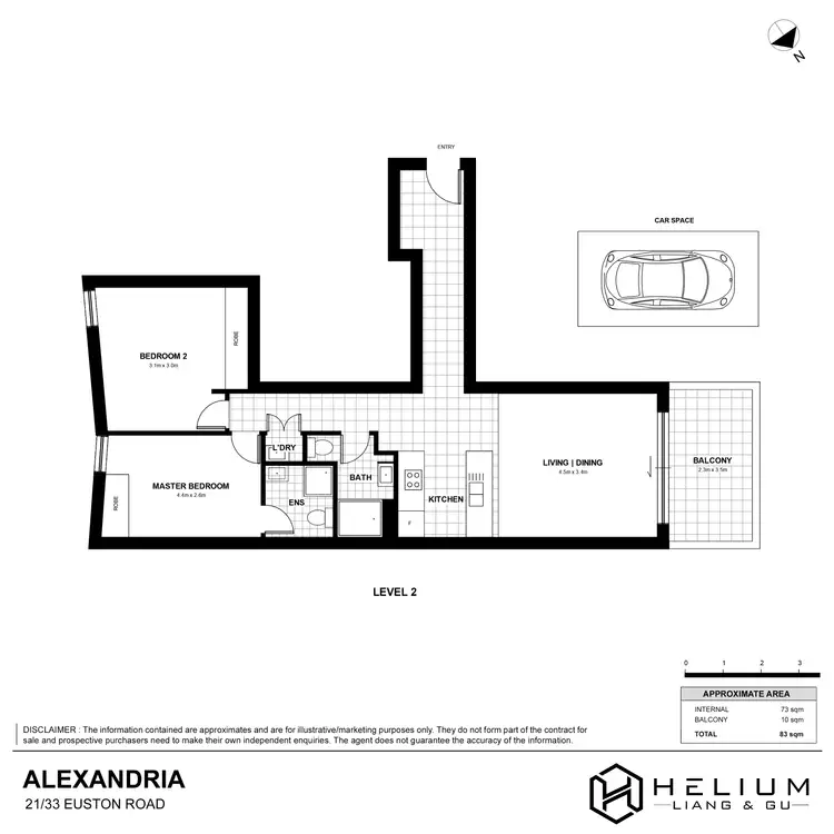 Floorplan of Homely apartment listing, 21/33 Euston Road, Alexandria NSW 2015