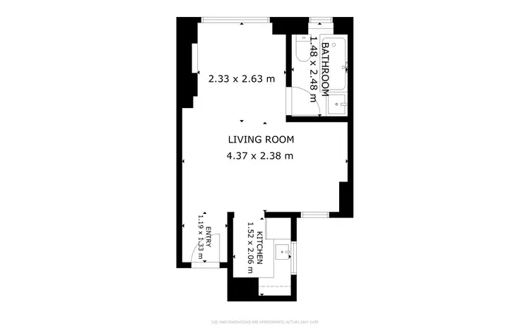Floorplan of Homely apartment listing, 8/3-5 Greenknowe Avenue, Elizabeth Bay NSW 2011
