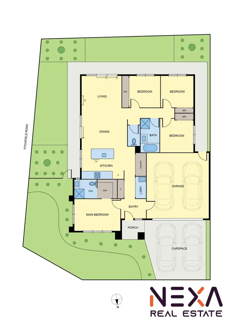 Floorplan of Homely house listing, 46 Rochford Drive, Donnybrook VIC 3064