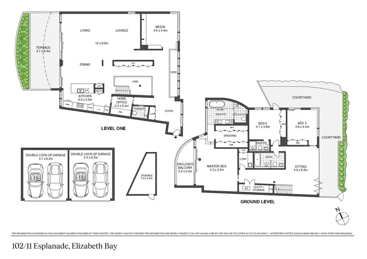 Floorplan of Homely apartment listing, 102/11 Esplanade, Elizabeth Bay NSW 2011